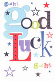 True encouragement leaps from this warm, playful good luck card-a perfect match for the supportive character found throughout Swiss Cottage. The words 'Good Luck' are rendered in an orchestrated swirl of vibrant pastel blues, lively reds, earthy moss greens, and velvety purples, echoing the rich botanical tones you may see at the nearby parks or displayed in local florist windows. Bright stars-navy, lemon-lime, gentle lilac-are scattered joyfully across the clean white background, creating an inspiring sense of dreams made tangible, much like wishes whispered to the night sky above Belsize Park. The card's silky-smooth surface is a sensory delight, sturdy yet inviting to the touch, reminiscent of the finest card stock chosen with care for special moments. This is the kind of good luck card you present before a big interview at Swiss Cottage Library or an opening night at the Hampstead Theatre-a tangible show of faith, optimism, and kind-hearted belief. With every detail, it encapsulates the generous spirit of the local community, offering heartfelt encouragement to anyone about to embark on a new adventure.